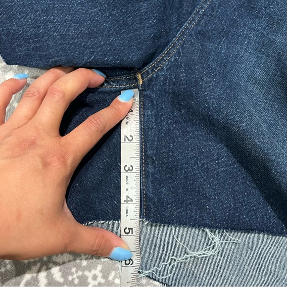 Madewell Curvy High-Rise Denim Shorts in Canterdale Wash Size 20 (W35) - Picture 11 of 13